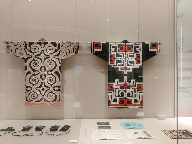 北海道旅行　ウポポイの国立アイヌ民族博物館の展示品