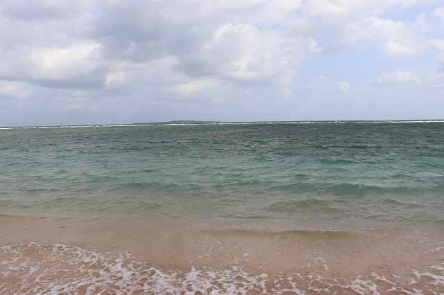 西表島の中のビーチ