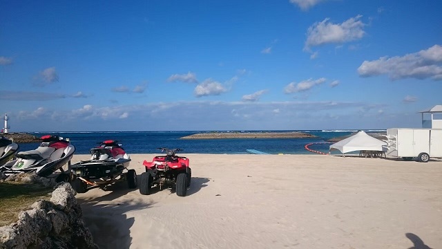 シェラトン沖縄サンマリーナリゾートのビーチ