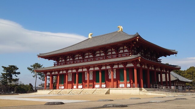 興福寺の中金堂（ちゅうこんどう）