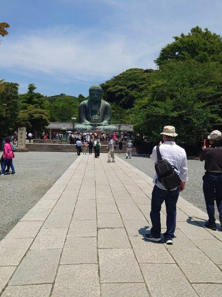 鎌倉大仏がある高徳院の境内