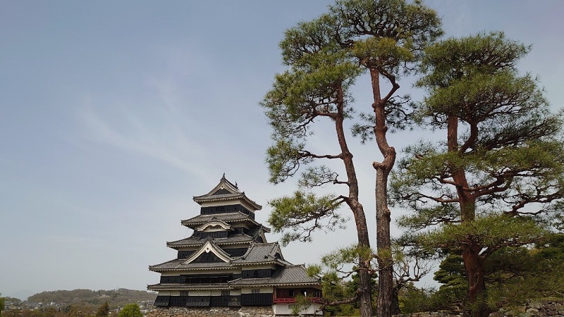 松本城の外観
