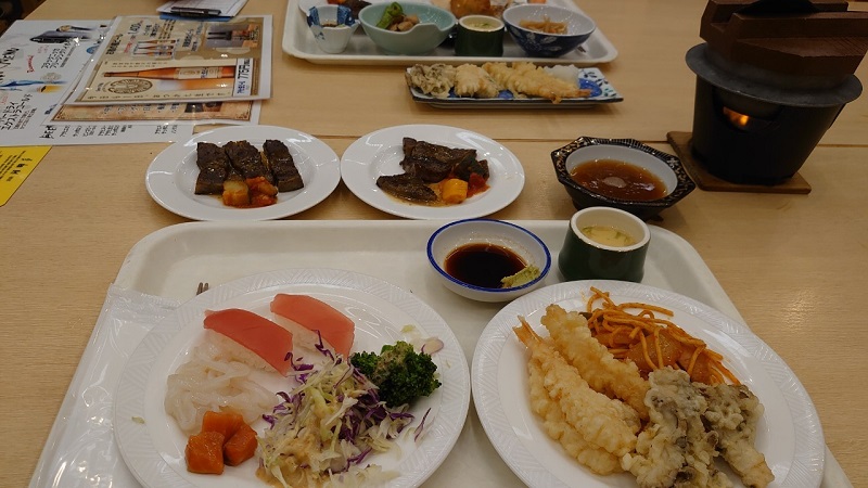 洞爺　湖畔亭の湯食