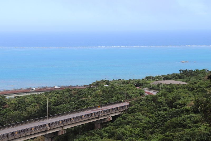 ニライカナイ橋　展望台からの眺め