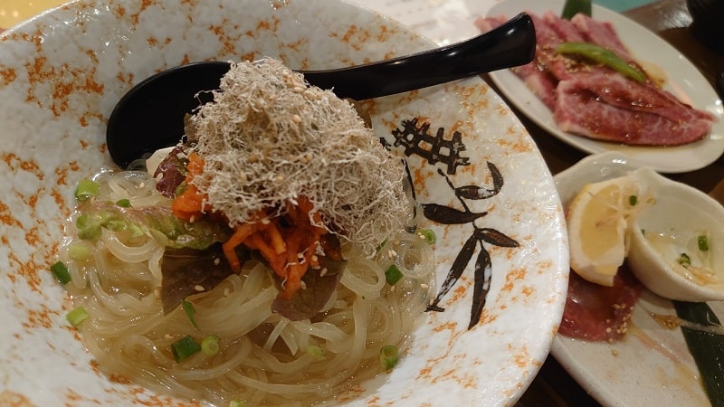 焼肉オリオンで食べた冷麺