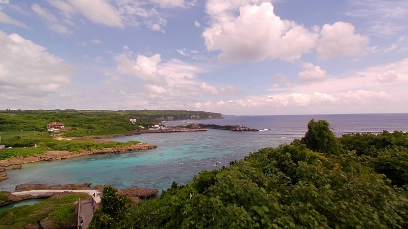 イムギャーマリンガーデンの外海の景色