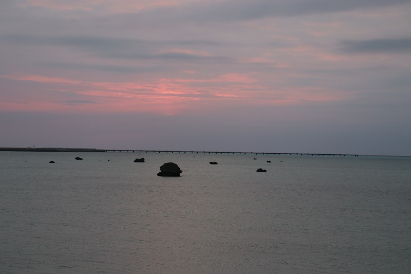 佐和田の浜の夕日