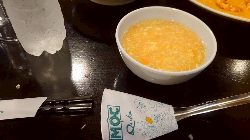 モックシーフードレストラン 注文した料理