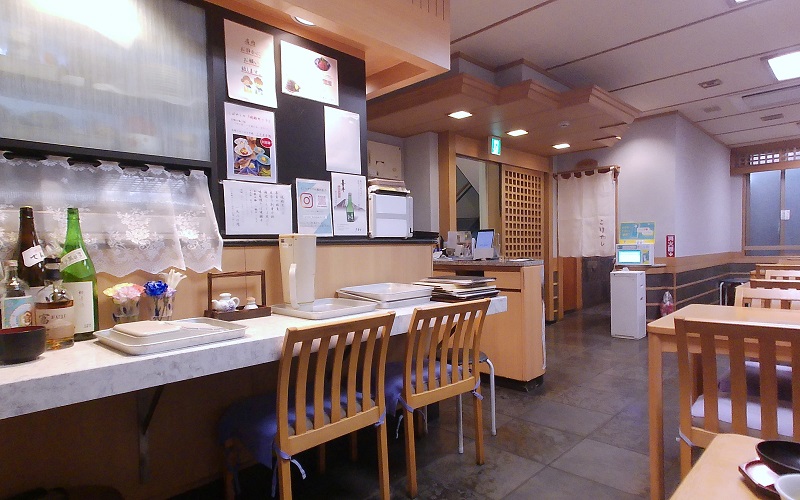和食処 こばやし2階の店内