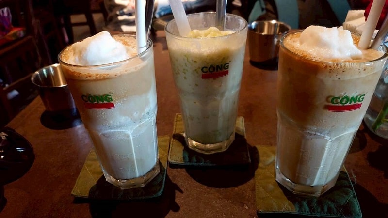 コンカフェ ダナンで注文した飲み物