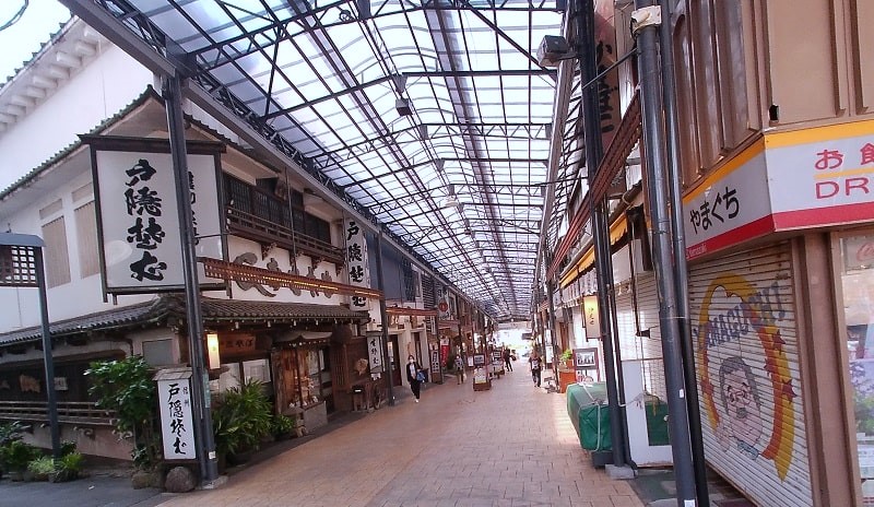 JR熱海駅の近くにある商店街
