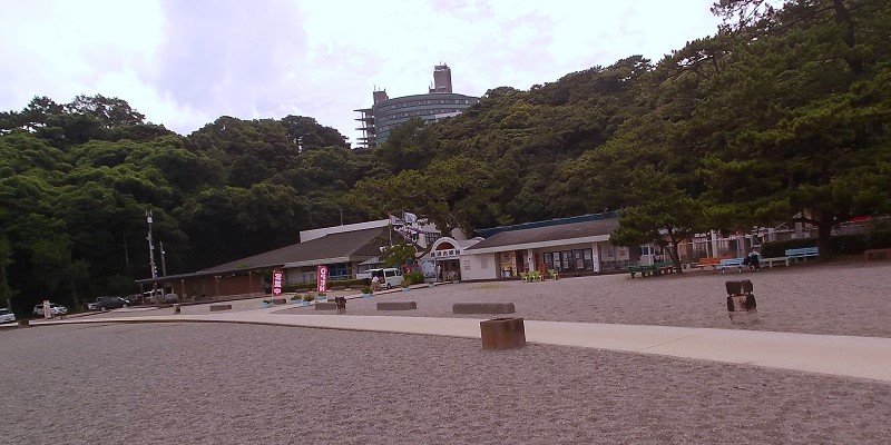 桂浜の歩道