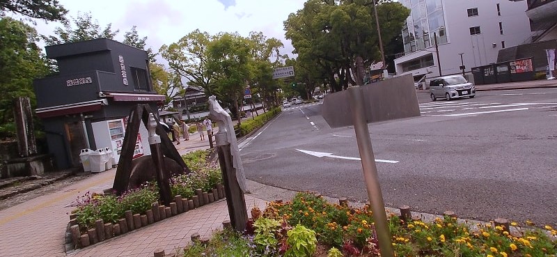 高知城の駐車場