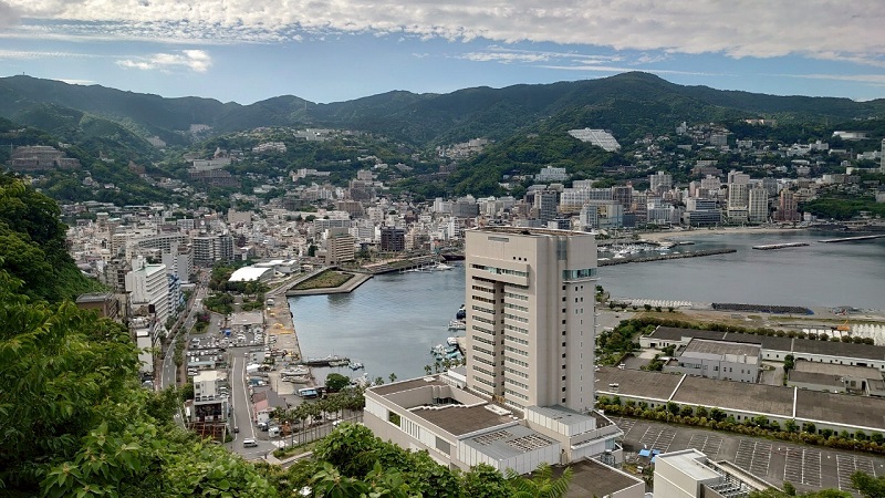 熱海ロープウェイ あいじょう岬展望台からの景色