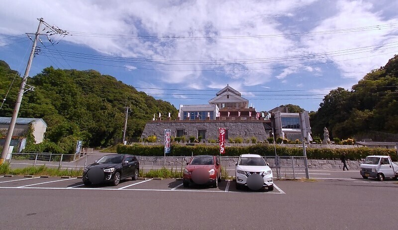 能島水軍レストランの駐車場