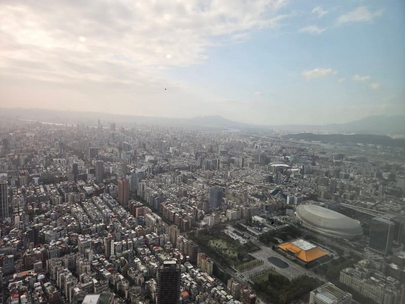 台北101 展望台からの眺め