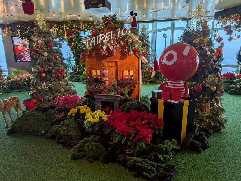 台北101 展望台内部の様子